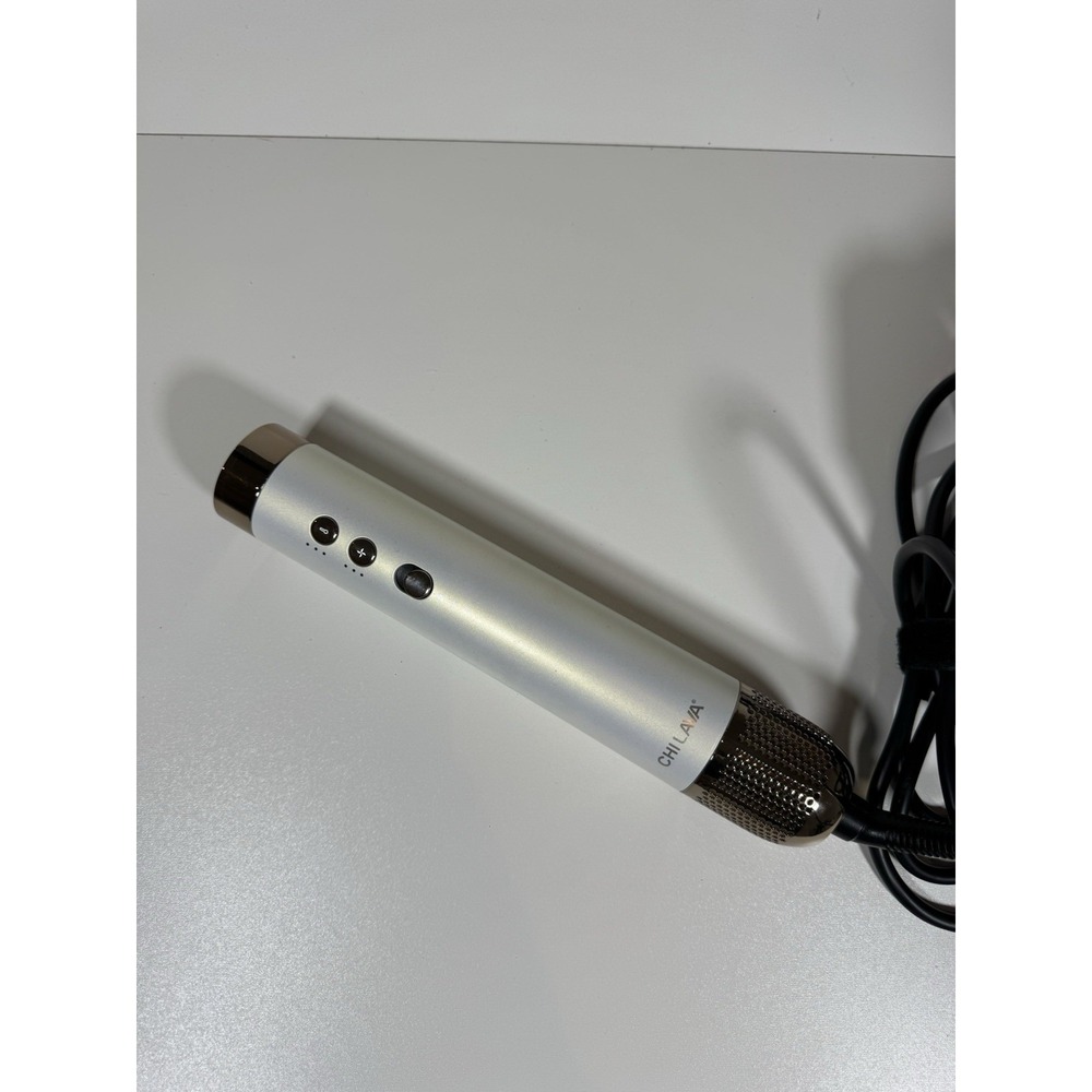CHI Lava Air Glam Multi Styler Volcanic Lava White No Attachments Tested Works